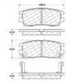 Disc Brake Pad - StopTech 105.05670