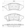Disc Brake Pad - StopTech 106.10000