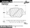 StopTech Sport Brake Pads - StopTech 309.08170