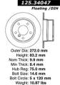 Premium High-Carbon Rotor - StopTech 125.34047