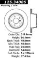 Premium High-Carbon Rotor - StopTech 125.34085