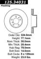 Premium High-Carbon Rotor - StopTech 125.34031