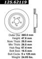 Premium High-Carbon Rotor - StopTech 125.62119
