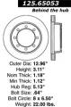 Premium High-Carbon Rotor - StopTech 125.65053
