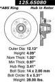 Premium High-Carbon Rotor - StopTech 125.65080