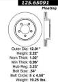 Premium High-Carbon Rotor - StopTech 125.65091
