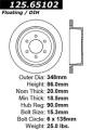 Premium High-Carbon Rotor - StopTech 125.65102