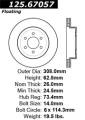 Premium High-Carbon Rotor - StopTech 125.67057