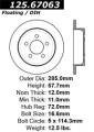 Premium High-Carbon Rotor - StopTech 125.67063