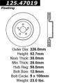 Premium High-Carbon Rotor - StopTech 125.47019