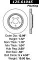 Premium High-Carbon Rotor - StopTech 125.61045