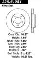 Premium High-Carbon Rotor - StopTech 125.61051