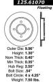 Premium High-Carbon Rotor - StopTech 125.61070