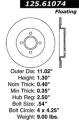 Premium High-Carbon Rotor - StopTech 125.61074