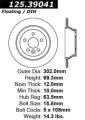 Premium High-Carbon Rotor - StopTech 125.39041