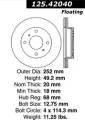 Premium High-Carbon Rotor - StopTech 125.42040