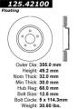Premium High-Carbon Rotor - StopTech 125.42100