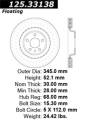 Premium High-Carbon Rotor - StopTech 125.33138