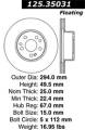 Premium High-Carbon Rotor - StopTech 125.35031