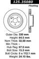 Premium High-Carbon Rotor - StopTech 125.35080