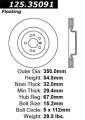 Premium High-Carbon Rotor - StopTech 125.35091