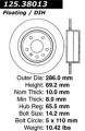 Premium High-Carbon Rotor - StopTech 125.38013