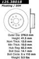 Premium High-Carbon Rotor - StopTech 125.38018