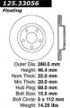 Premium High-Carbon Rotor - StopTech 125.33056