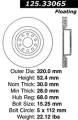Premium High-Carbon Rotor - StopTech 125.33065