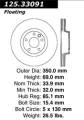 Premium High-Carbon Rotor - StopTech 125.33091