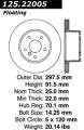 Premium High-Carbon Rotor - StopTech 125.22005