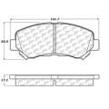 Disc Brake Pad - StopTech 105.13380