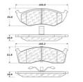 Disc Brake Pad - StopTech 105.07300