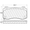 Disc Brake Pad - StopTech 105.11490