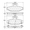 Disc Brake Pad - StopTech 104.04130