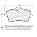 Disc Brake Pad - StopTech 104.13570