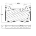 Disc Brake Pad - StopTech 104.14030