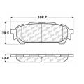 Disc Brake Pad - StopTech 105.10040