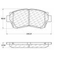 Disc Brake Pad - StopTech 105.04760