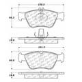 Disc Brake Pad - StopTech 105.07100