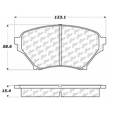 Disc Brake Pad - StopTech 105.08900