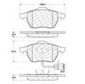 Disc Brake Pad - StopTech 104.05550