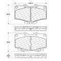 Disc Brake Pad - StopTech 106.06110