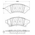 Disc Brake Pad - StopTech 104.10000