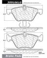 StopTech Sport Brake Pads - StopTech 309.10610