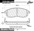 StopTech Sport Brake Pads - StopTech 309.08150