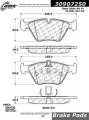 StopTech Sport Brake Pads - StopTech 309.07250