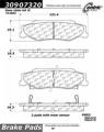 StopTech Sport Brake Pads - StopTech 309.07320