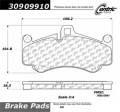 StopTech Sport Brake Pads - StopTech 309.09910