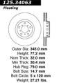 Premium High-Carbon Rotor - StopTech 125.34063